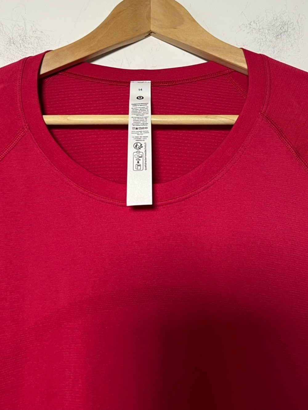 lululemon Swiftly Tech Long-Sleeve Shirt 2.0 Waist Length Pink Dragonfruit 2025 - Picture 3 of 11